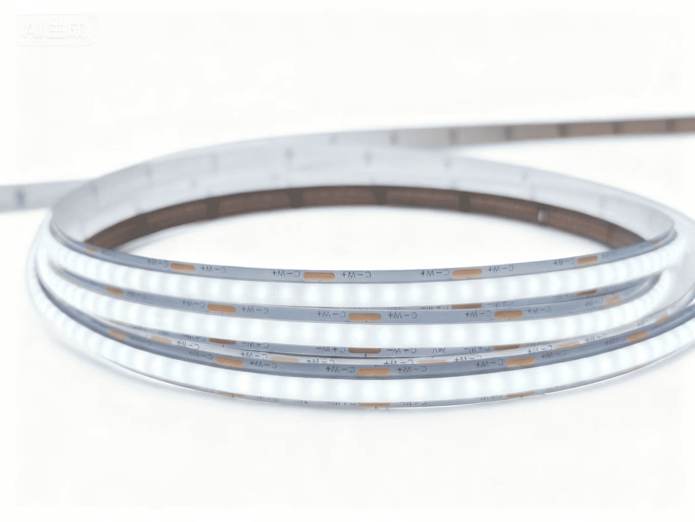 SCOB (Silicone Chip-on-Board) CCT tunable strip light optimized for dot-free linear illumination in narrow profiles.