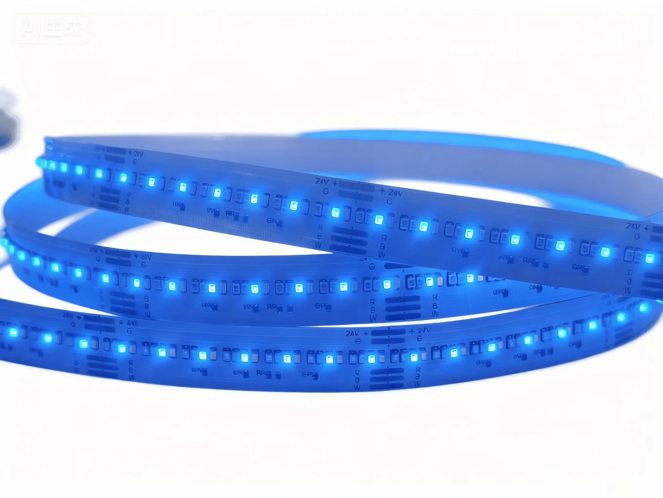Five-wire 24V RGBW LED strip bare PCB for dynamic color and white light